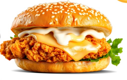 Cheesy Chicken Burger